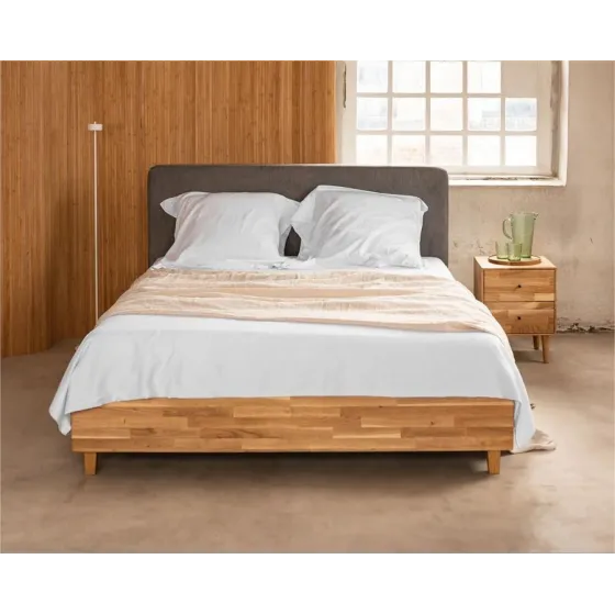 Lit coffre chêne 180x200 collection Classy