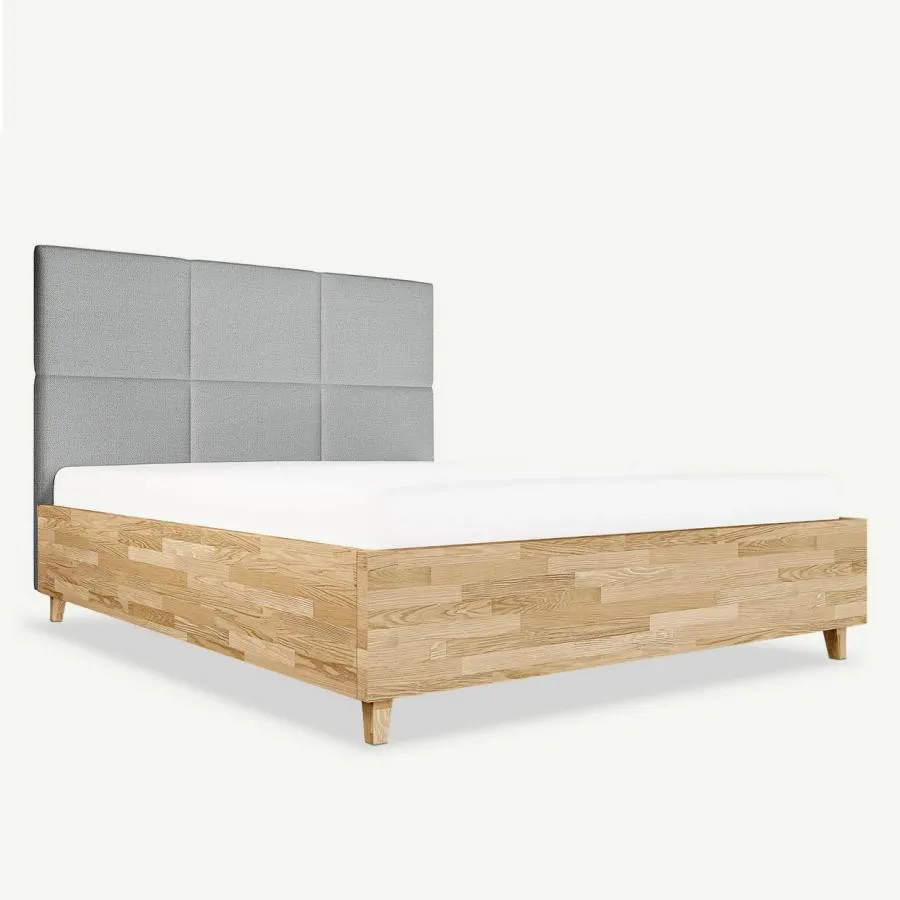 Lit coffre bois160x200 collection Blox