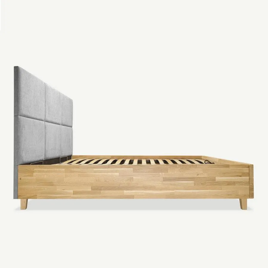 Lit coffre bois naturel collection Blox
