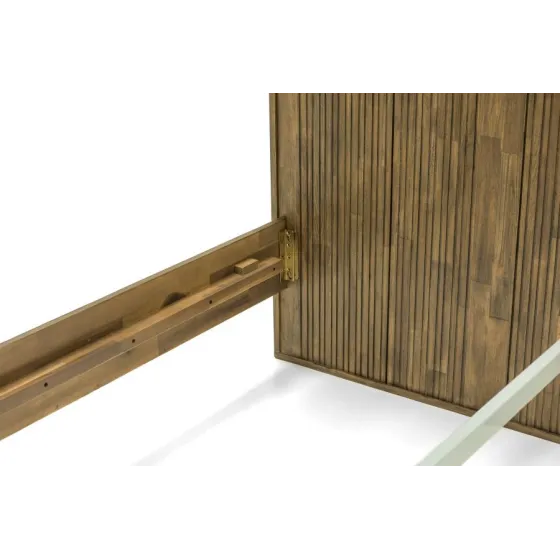 Lit bois 180x200 acacia massif naturel Kya