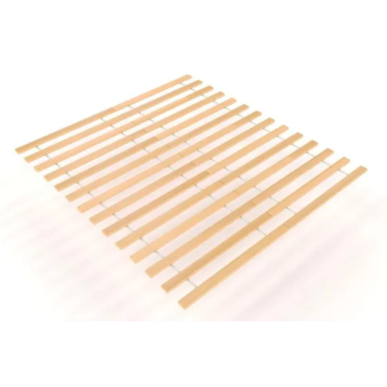 Sommier à lattes en bois massif fagot 90x200 - Gamme Slimwood