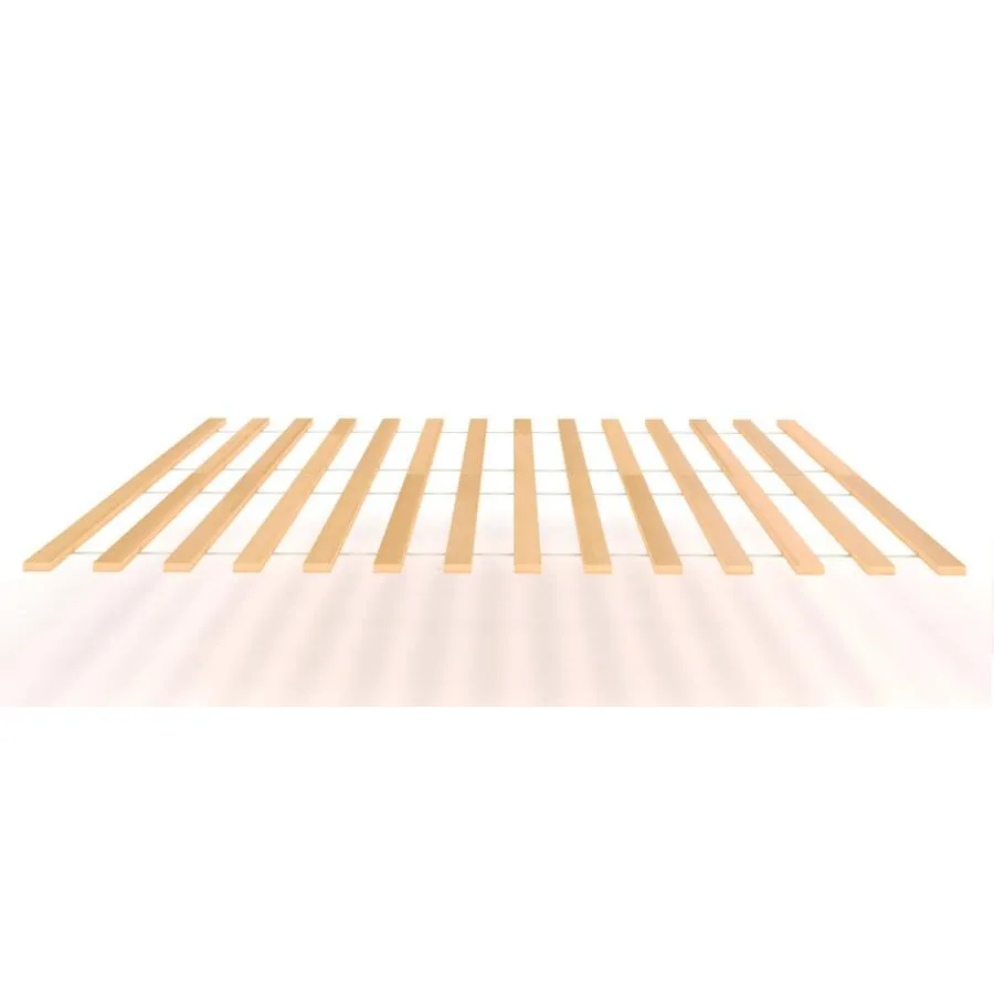 Sommier à lattes en bois massif fagot 140x190 - Gamme Slimwood