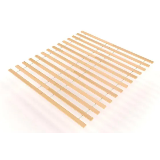 Sommier à lattes en bois massif fagot 140x200 - Gamme Slimwood