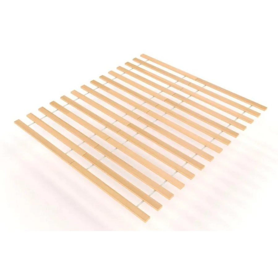 Sommier à lattes en bois massif fagot 140x200 - Gamme Slimwood