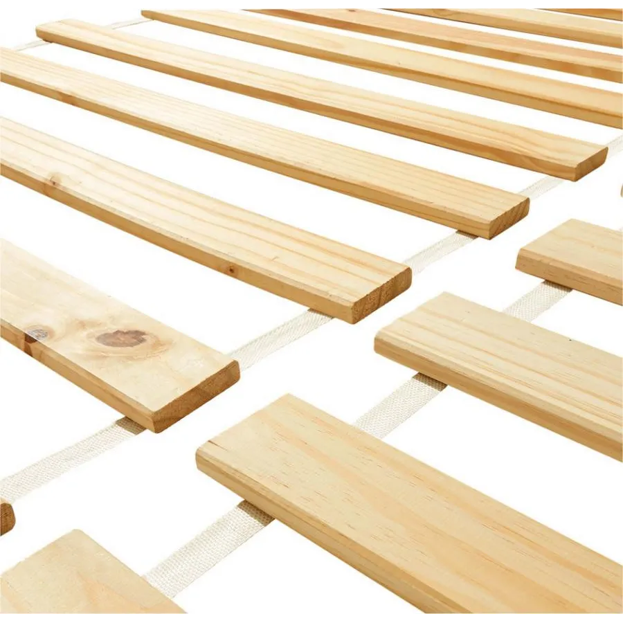 Sommier à lattes en bois massif fagot 160x200 - Gamme Slimwood