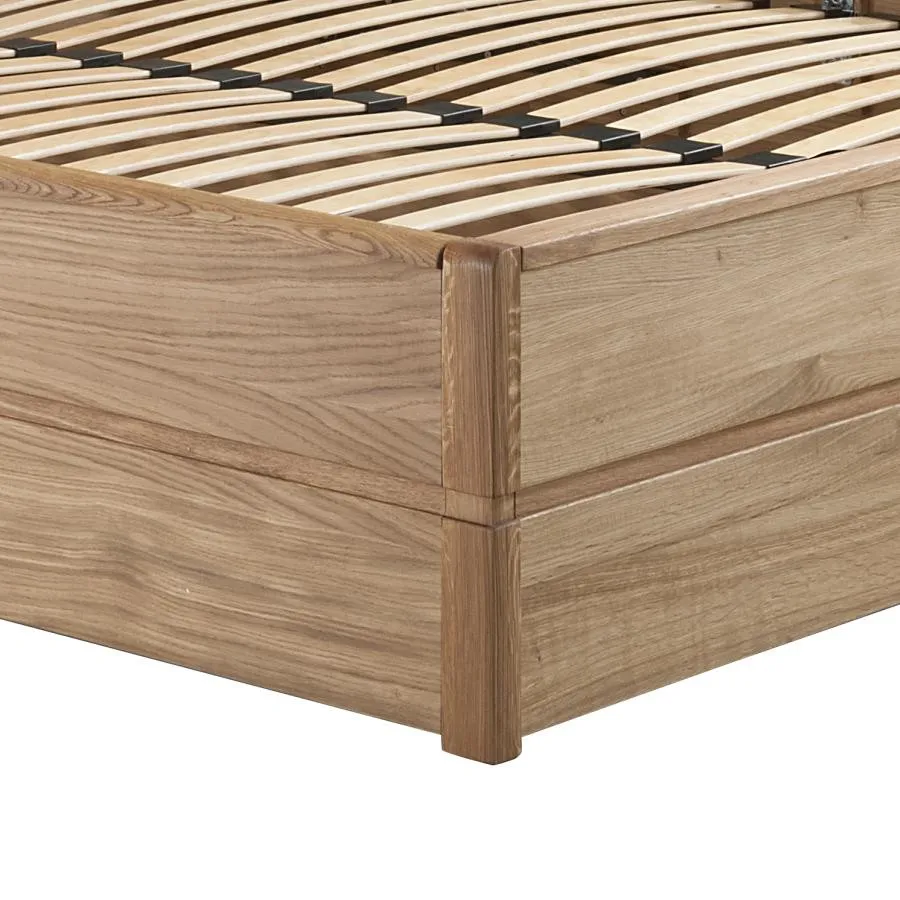 Lit coffre bois 140x200 collection Bergamo