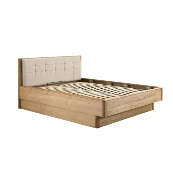 Lit coffre bois gain de place collection Verona