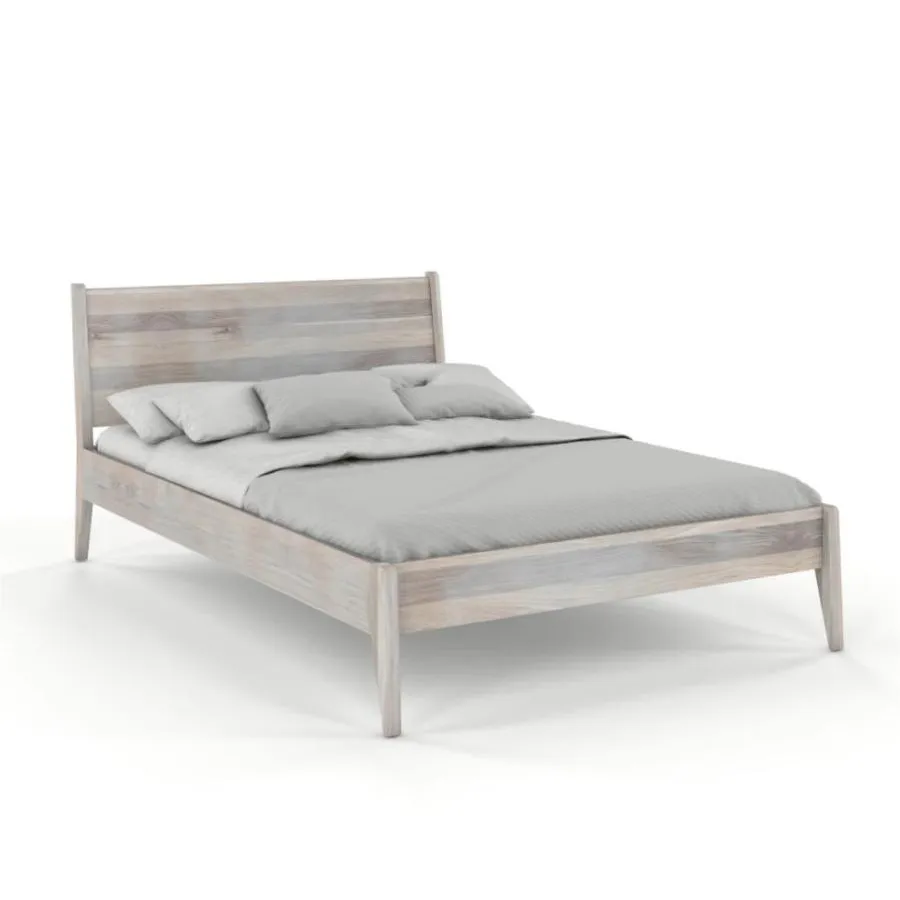 Lit en bois chêne blanchi collection VENISE