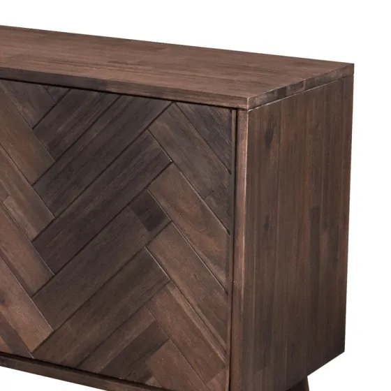 Buffet bois massif acacia coloris marron Ash