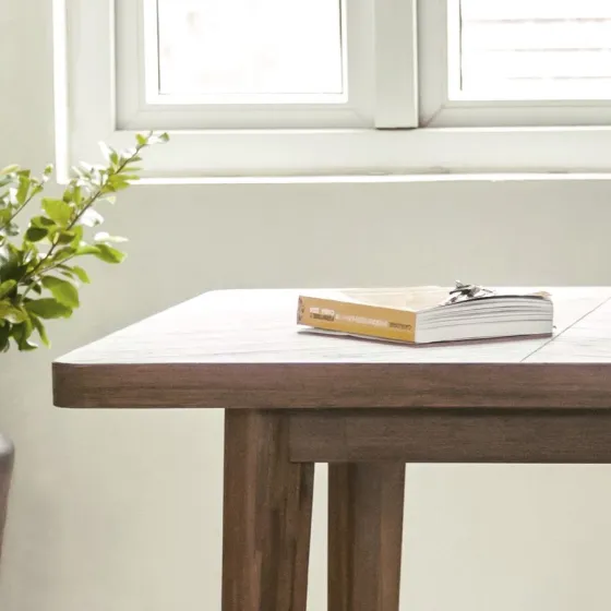 Table à manger bois massif acacia 160 cm Ash