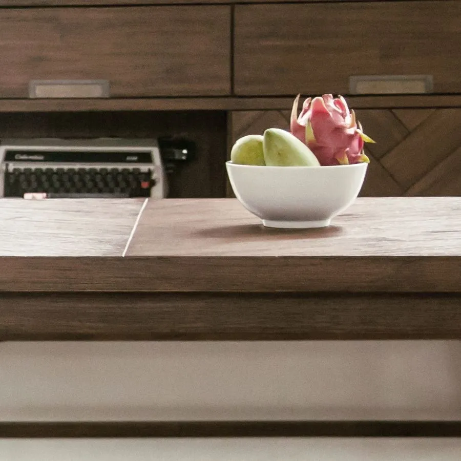 Table à manger bois massif acacia 160 cm Ash