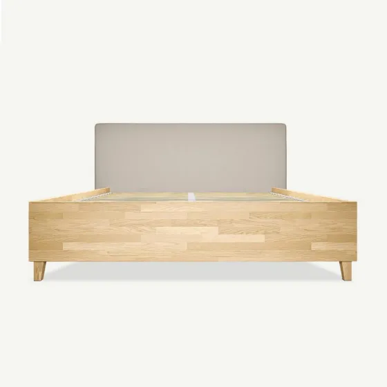 Lit coffre bois moderne collection Vivo
