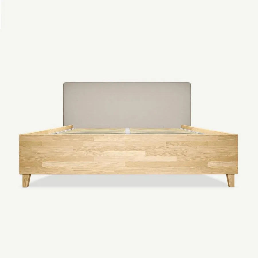 Lit coffre bois moderne collection Vivo