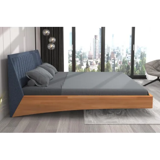 Lit bois deux places collection Levito