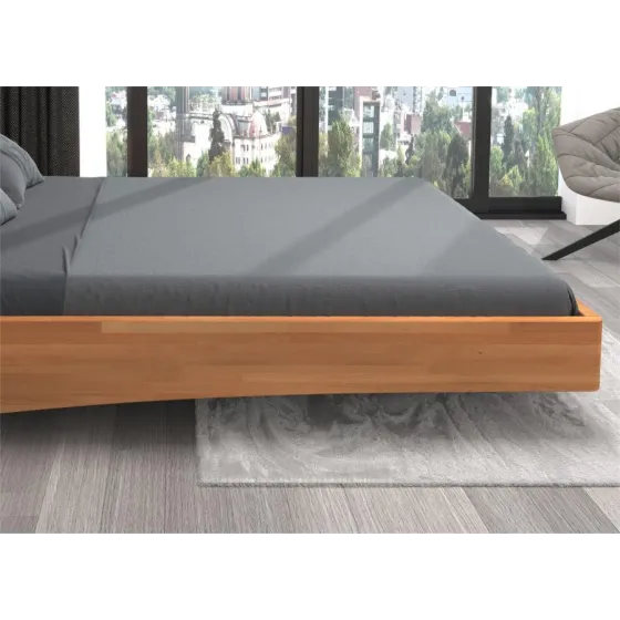 Lit design en bois collection Levito