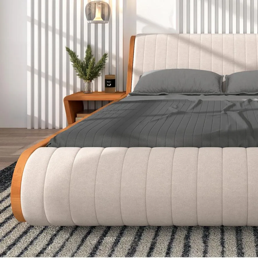 Lit bois 160x200 collection Livio