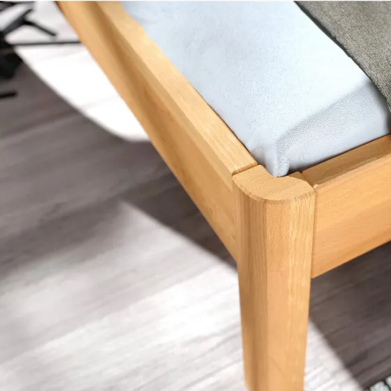 Lit en bois naturel collection Ambre