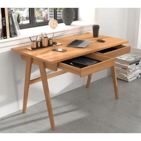 Bureau bois massif naturelcollection Niko