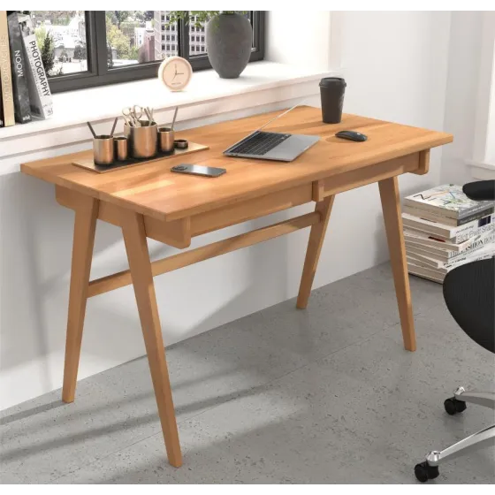 Bureau bois massif moderne collection Niko