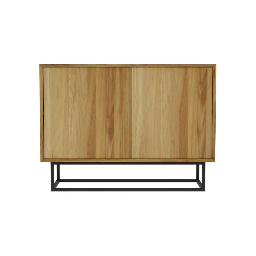 Commode chêne massif 2 portes collection Hey