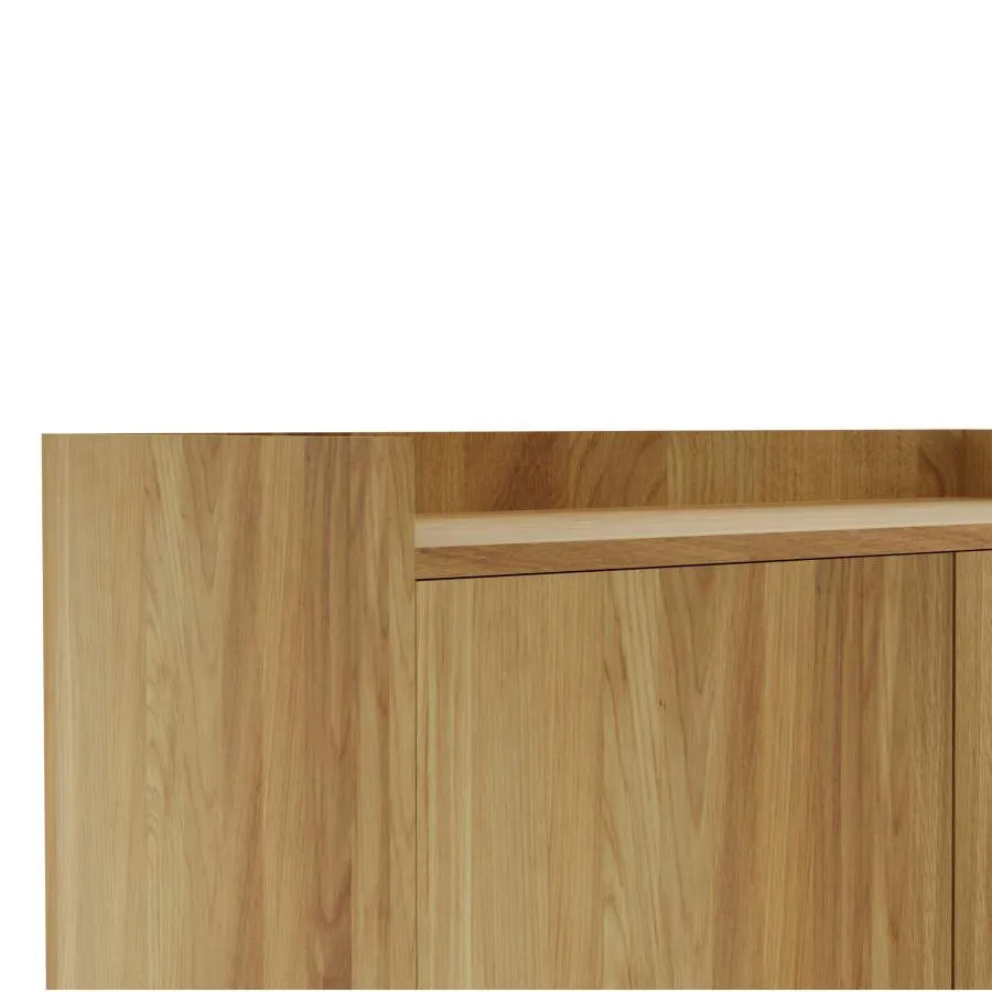 Commode bois massif naturel collection Luano