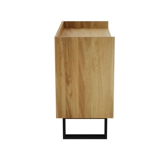 Commode bois et pieds métal noir collection Luano
