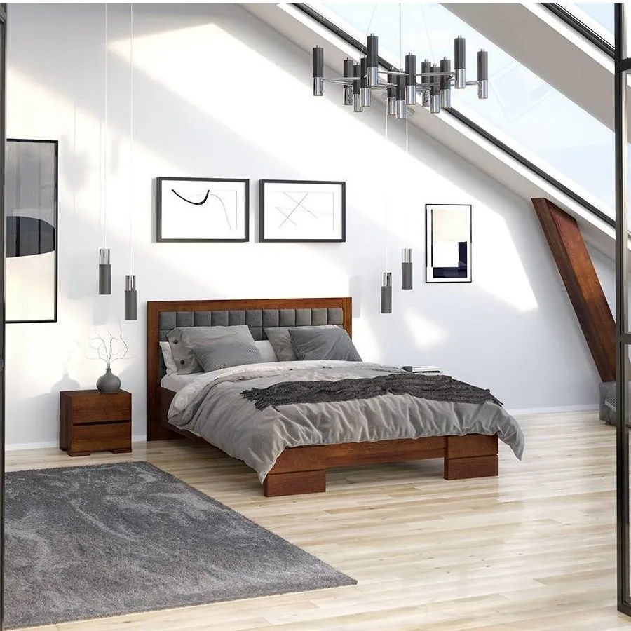 Lit en pin massif chambre adulte collection PRADO