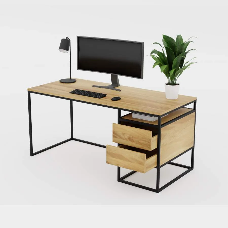 Bureau bois métal collection Loft