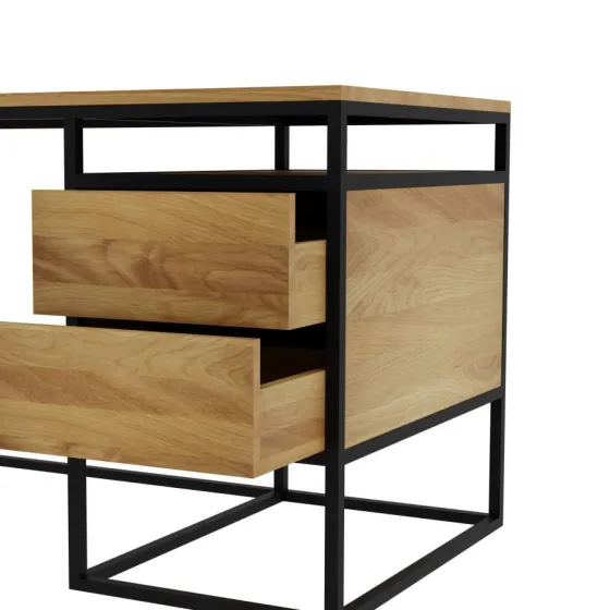 Bureau deux tiroirs collection Loft