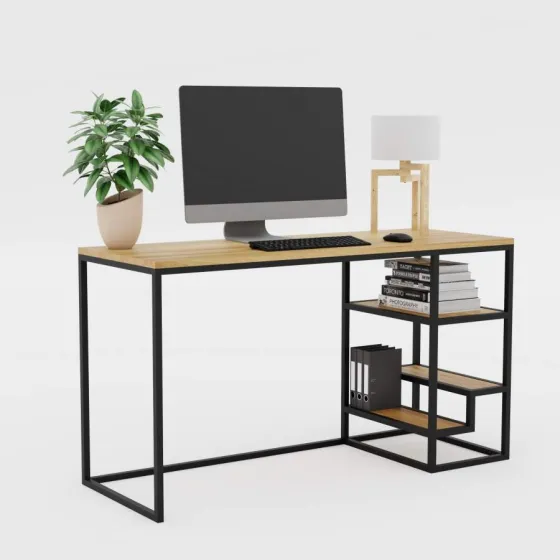 Bureau bois style industriel  collection Loft