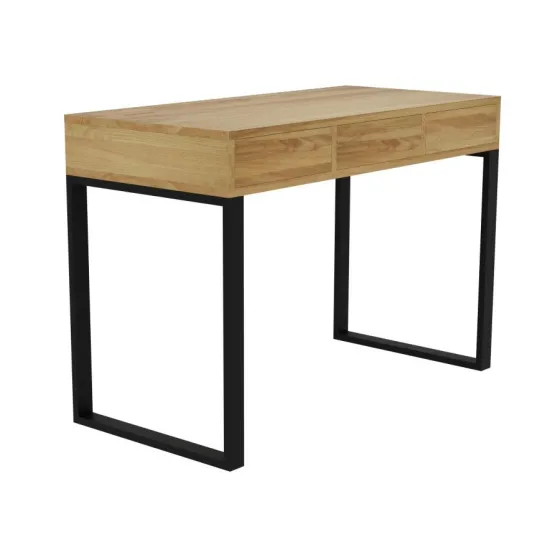 Bureau en chêne style industriel collection LUZZ