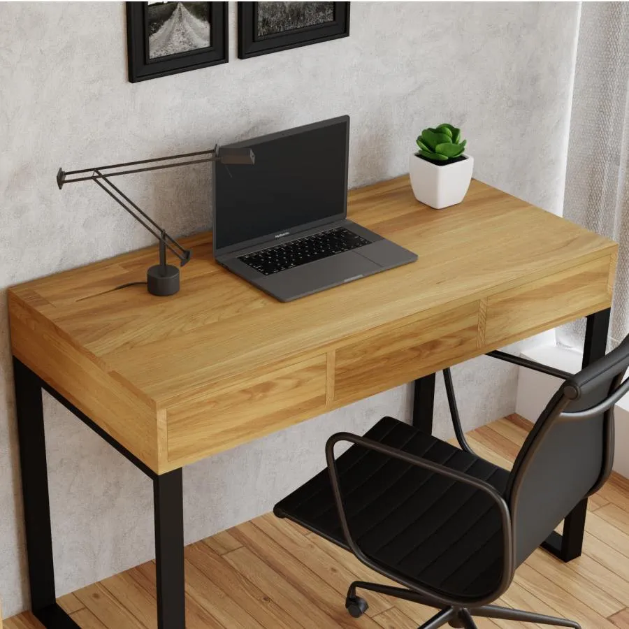 Bureau en chêne style loft collection LUZZ