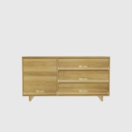 Buffet bois naturel collection Hey