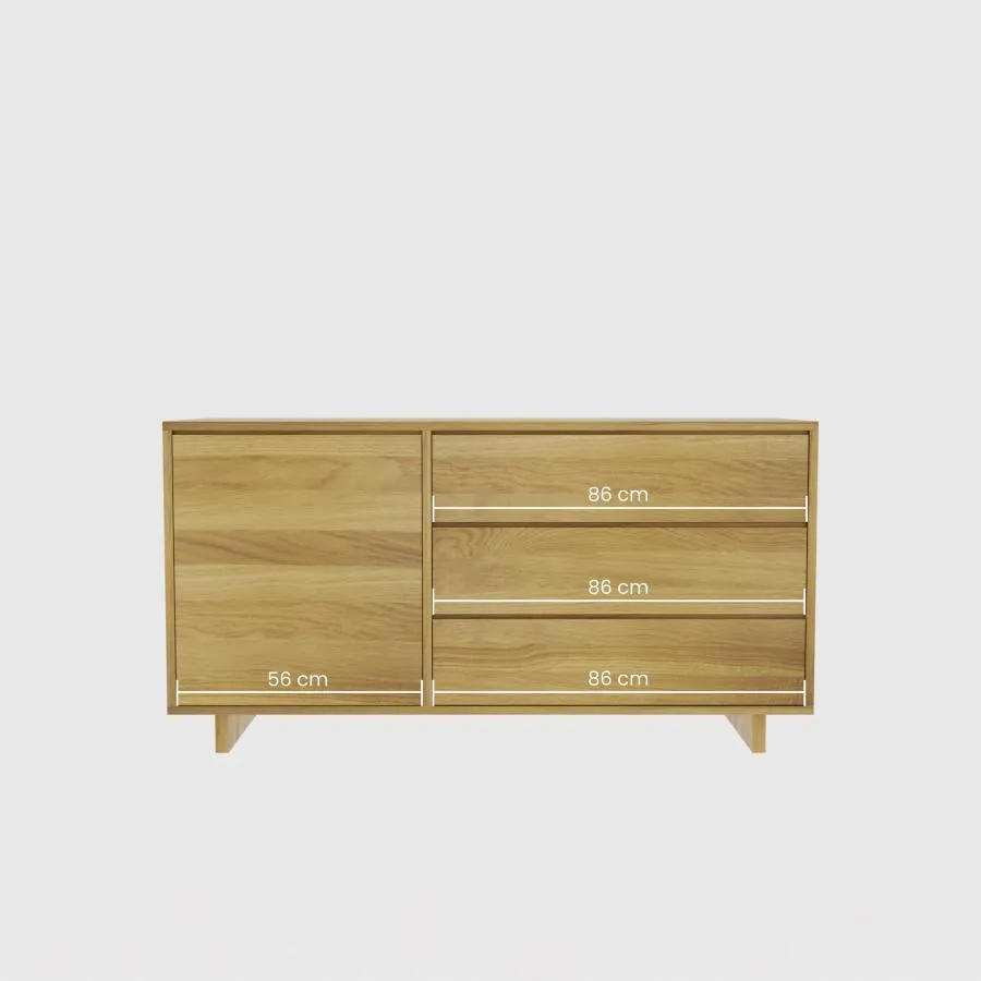 Buffet bois naturel collection Hey