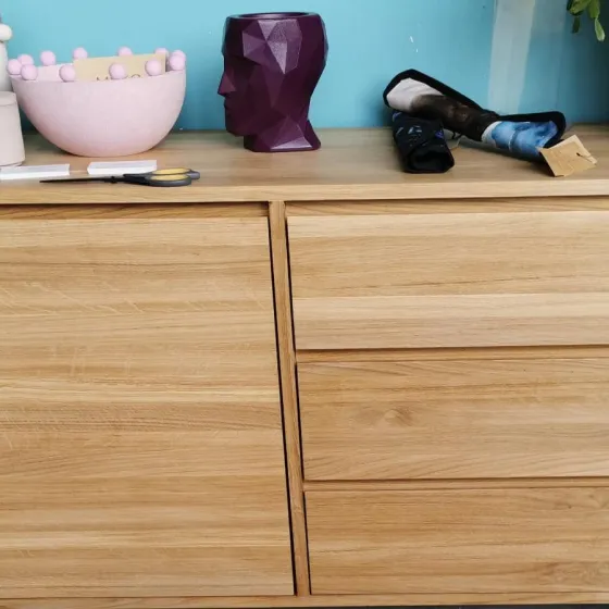 Buffet bois chêne naturel collection Loft