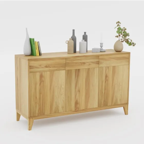 Buffet bois massif collection Luneo