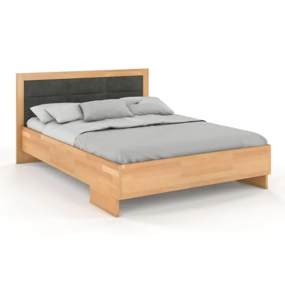 Lit en bois massif adulte finition naturel collection NEY