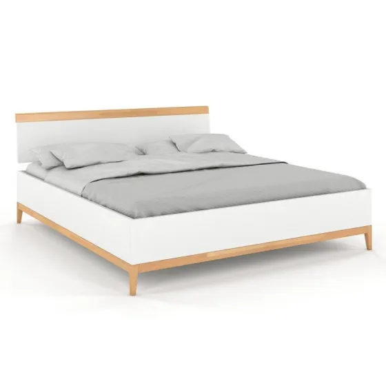 Lit coffre bois style scandinave collection Göteborg