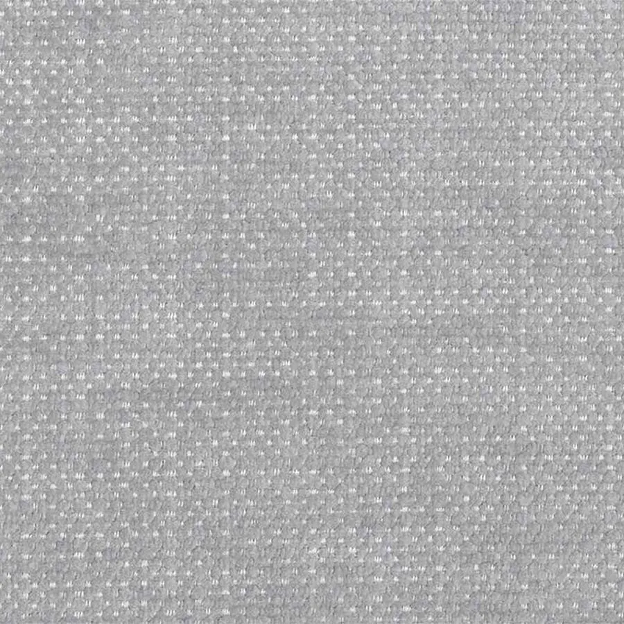 Lit coffre bois tête de lit en tissu argent collection LUND