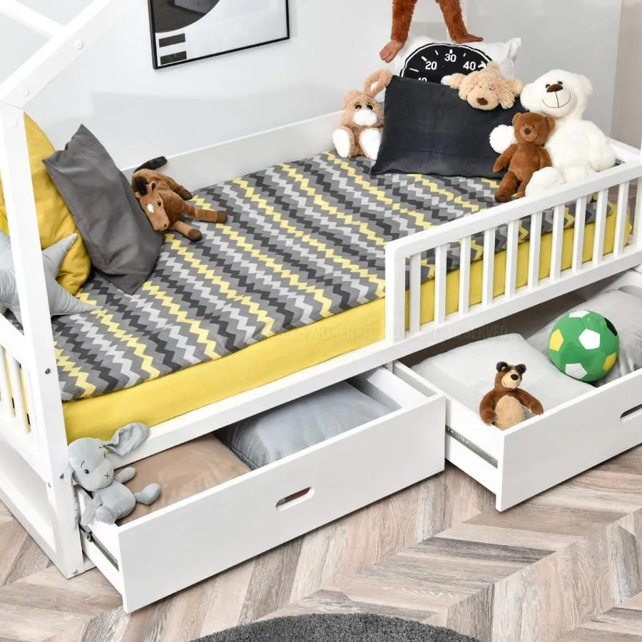 Lit cabane 90x200 chambre enfant collection SPOT
