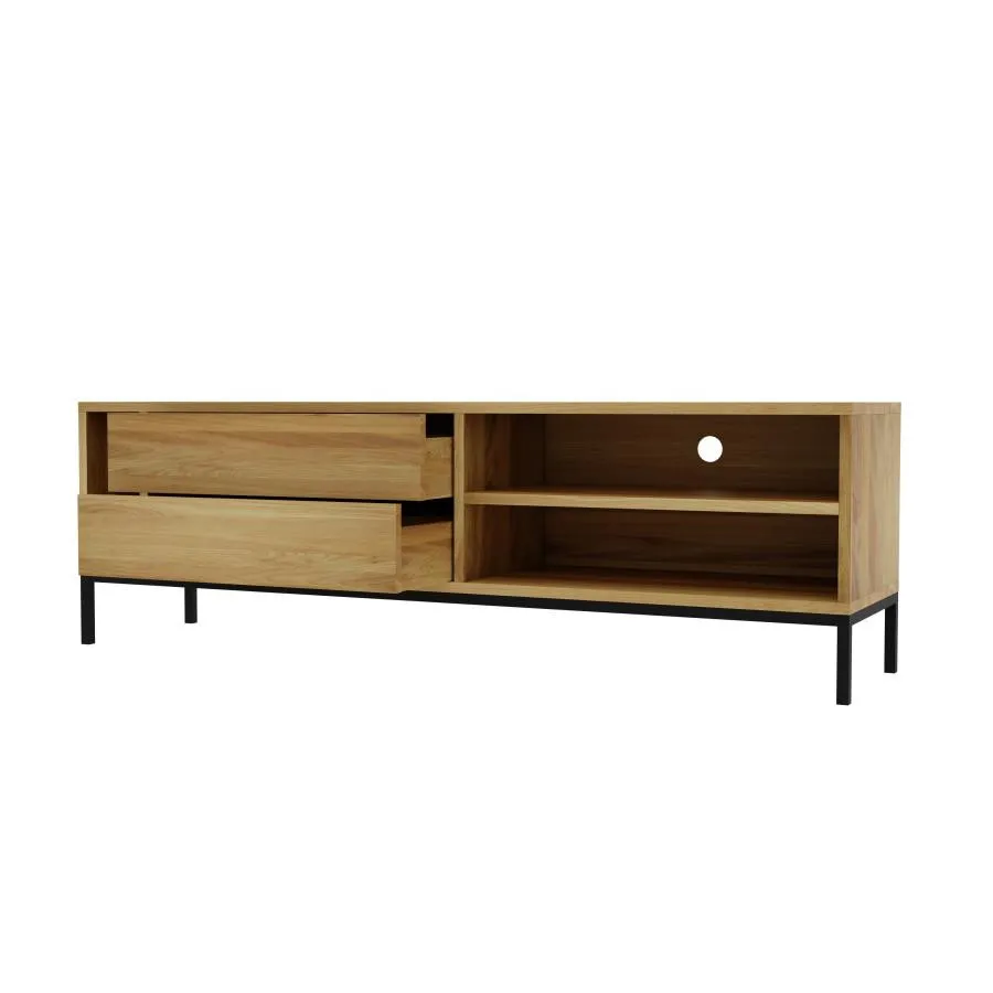Meuble TV bois massif collection Smooth