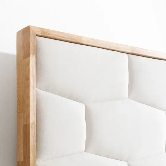 Tête de lit capitonnée Blanc collection TRIVIO