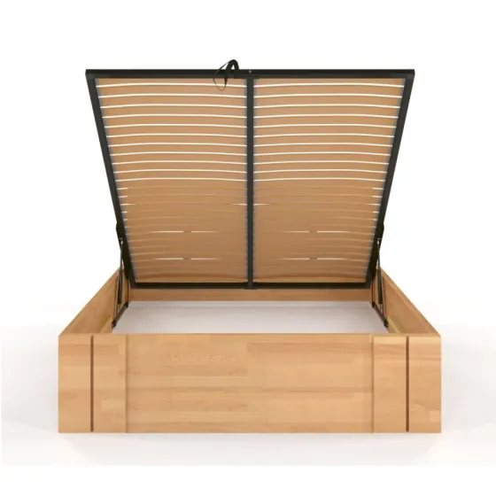 Lit coffre bois moderne collection Largo