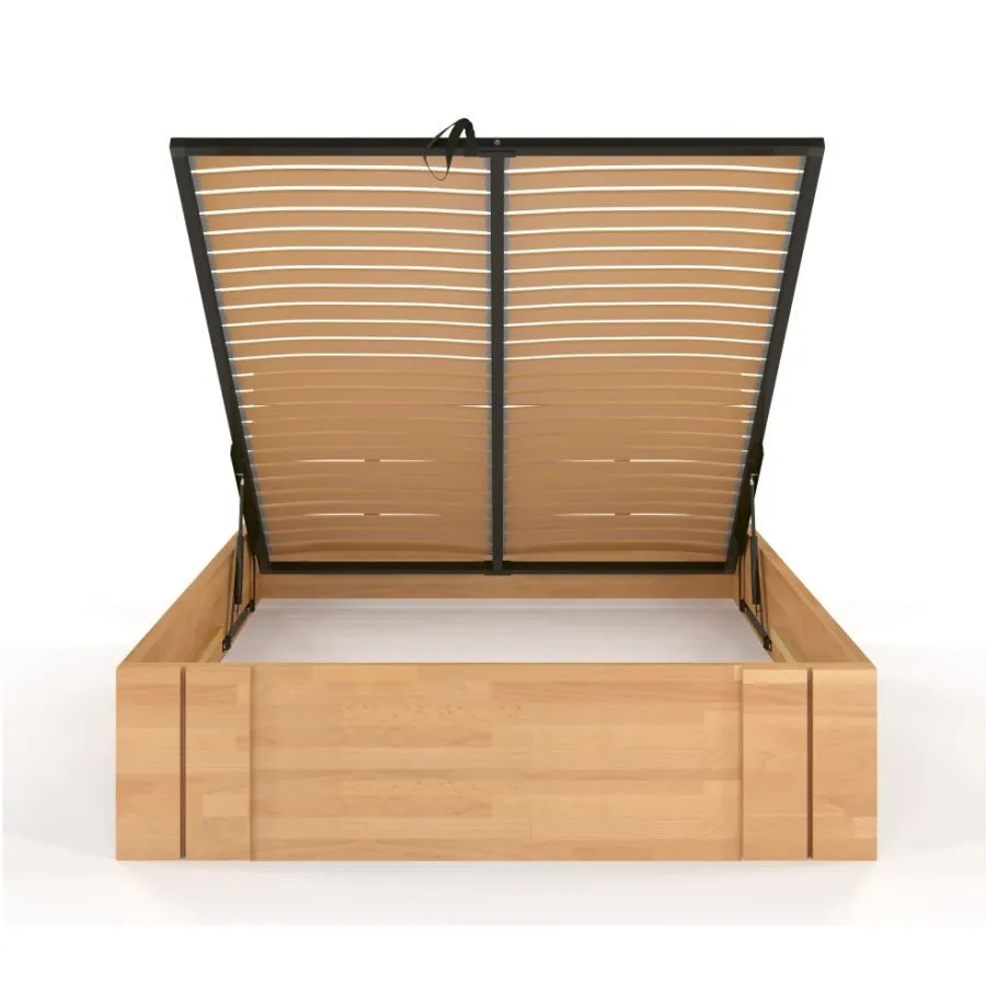 Lit coffre bois moderne collection Largo
