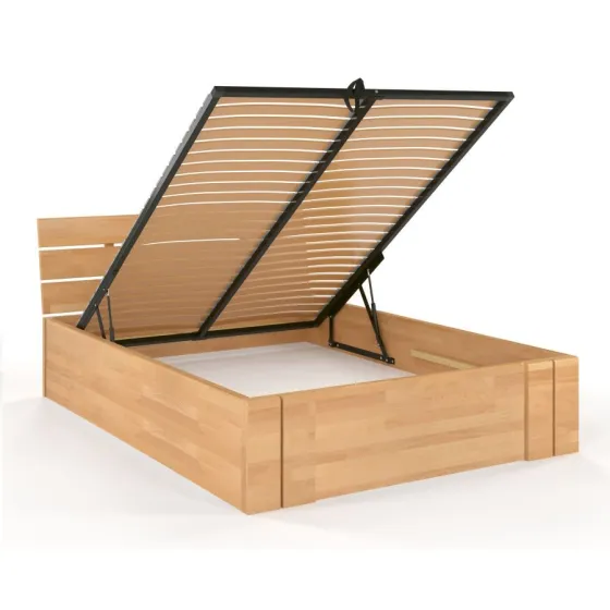 Lit coffre bois design moderne collection Largo