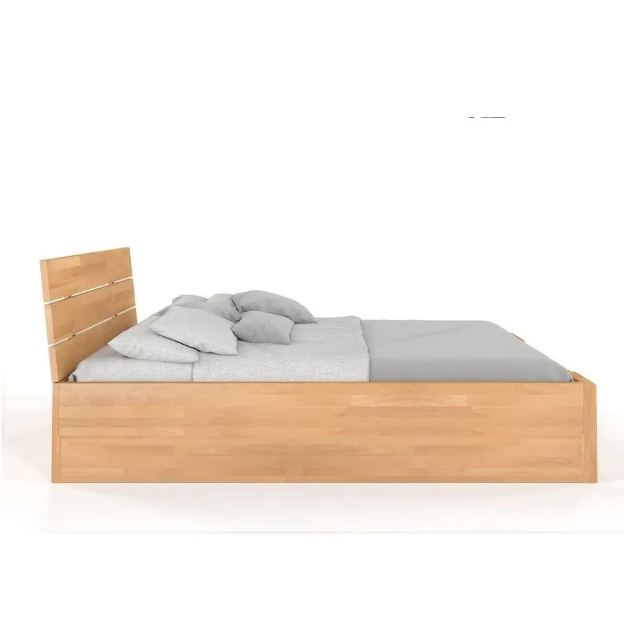 Lit coffre en bois moderne collection Largo