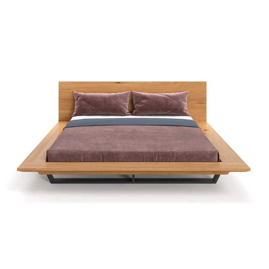 Lit design bois collection LUNA