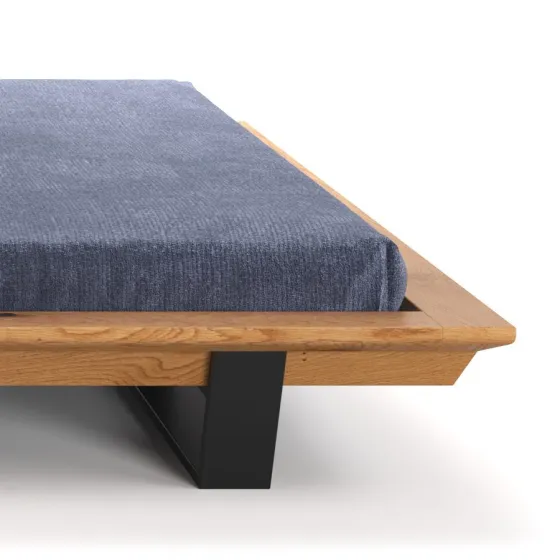 Lit double design bois collection LUNA SLIM