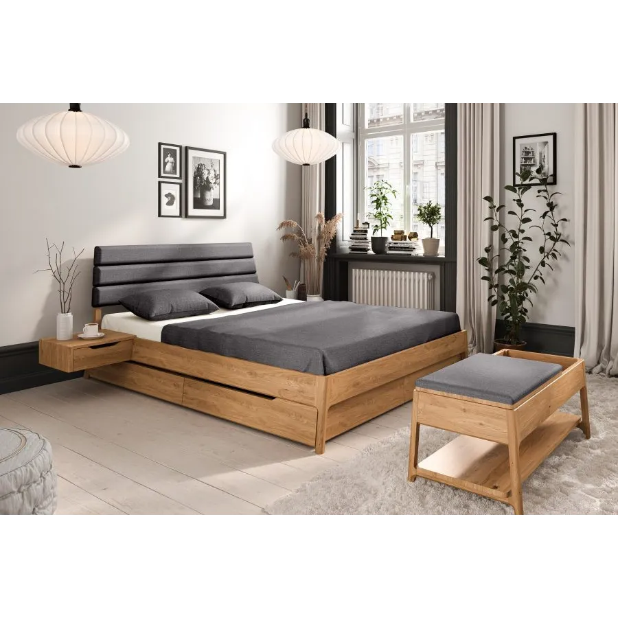 Lit en bois avec tiroirs collection TWIST