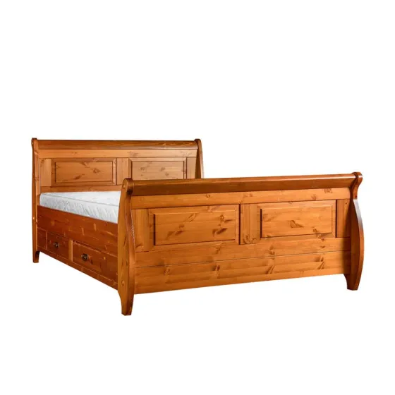 Lit rangement bois collection Toscana